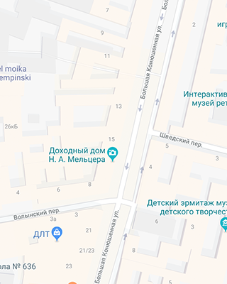 A map with the location of our office