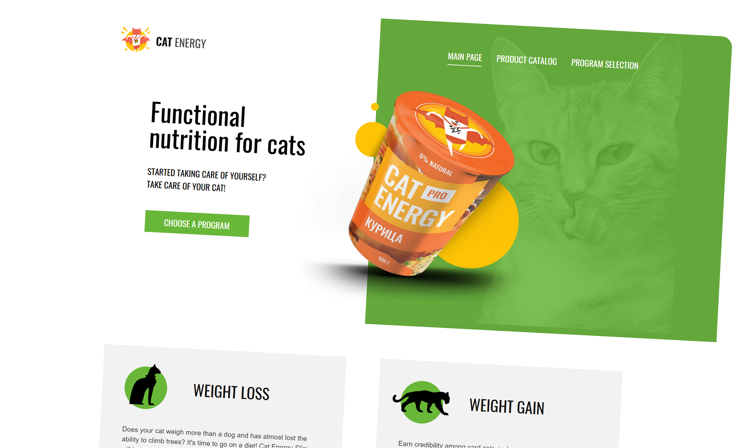 Cat Energy - proper cat nutrition