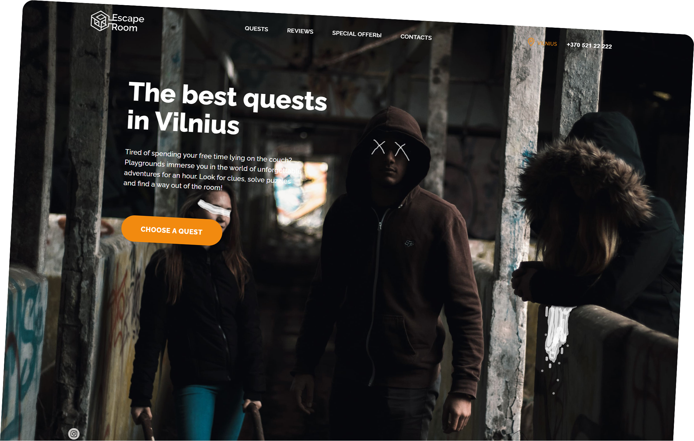 Escape Room - booking quest rooms