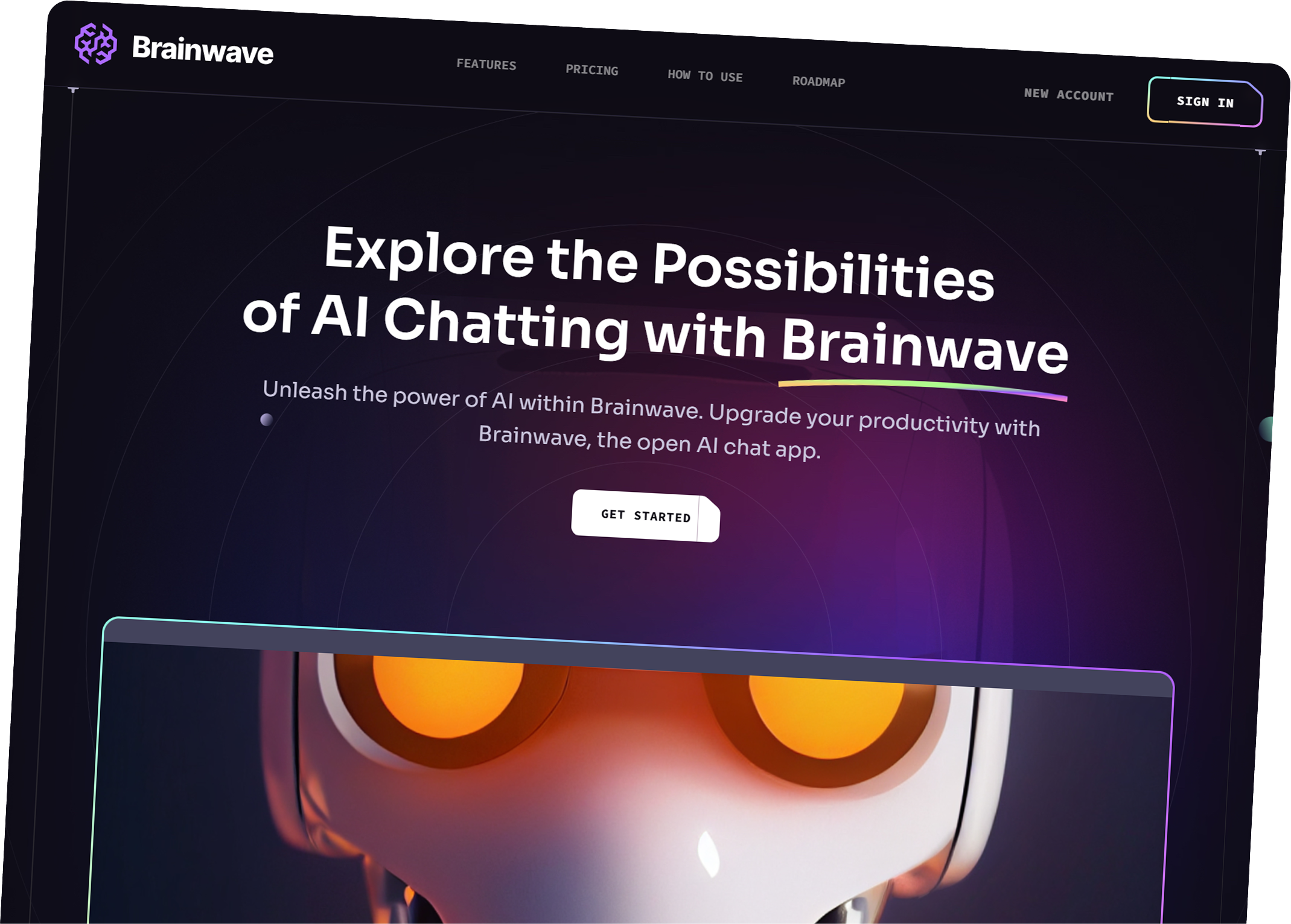 Brainwave - AI Landing Page