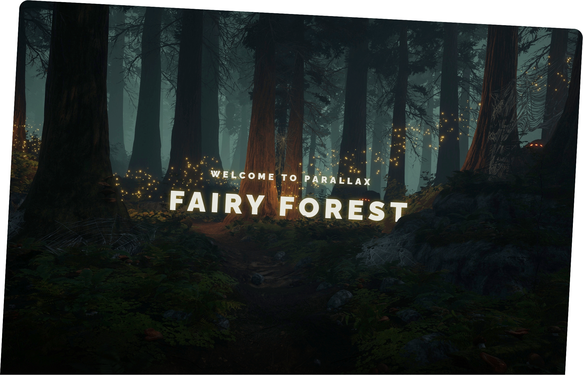 Interactive 3D Parallax Header